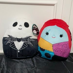 Jack and Sally Nightmare Before Christmas (NBC) Halloween Squishmallow 12”